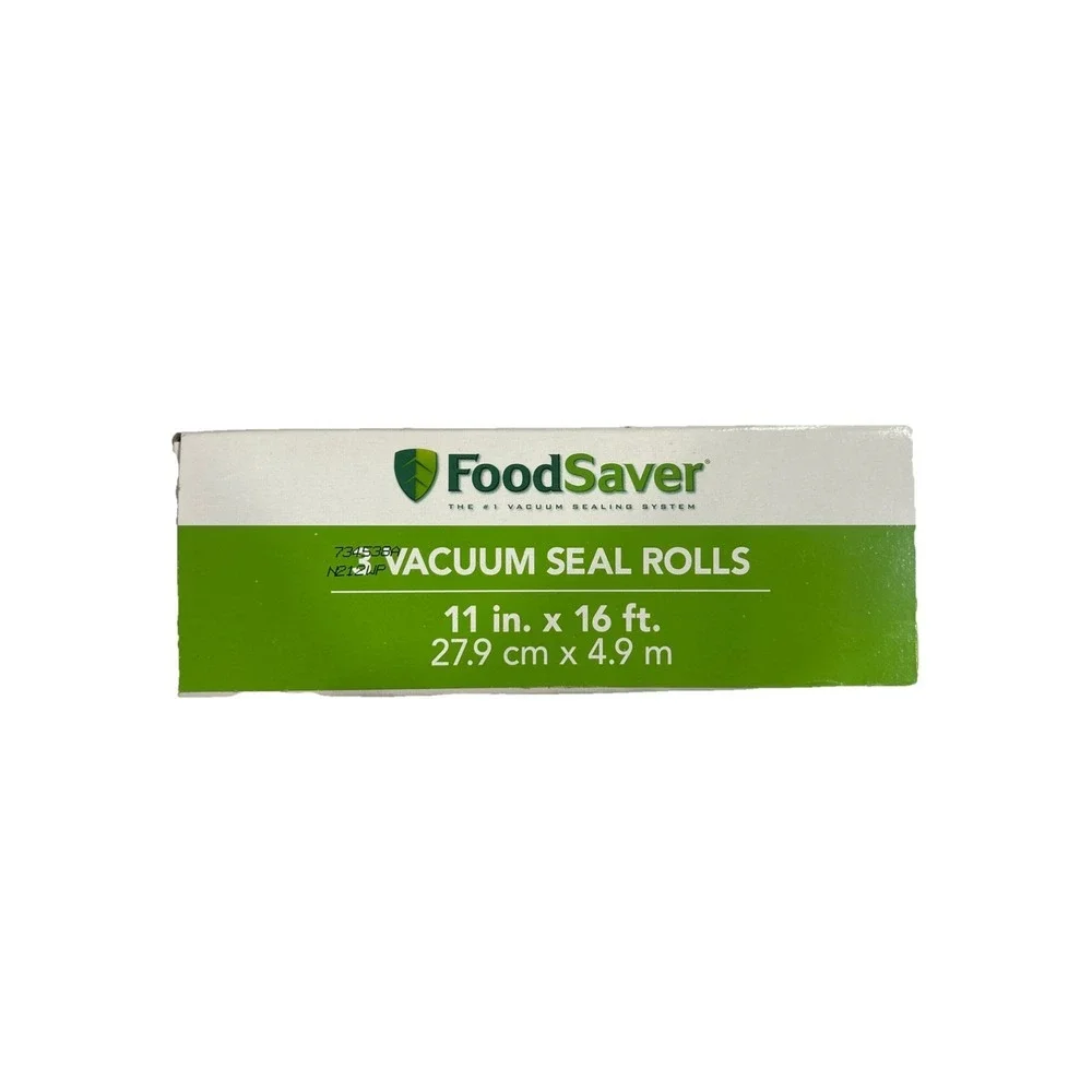FoodSaver 11in. x 16 ft. Vacuum Seal Roll - 3 Rolls FSFSBF0634-NP NEW